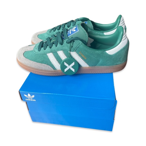 Adidas Samba OG Collegiate Green Gum Grey Toe - (US Men’s Size 6/Women’s Size 7) - Picture 4 of 7